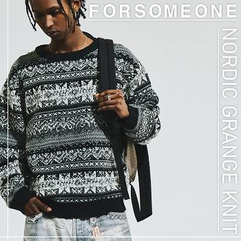 FORSOMEONE NORDIC GRANGE KNIT